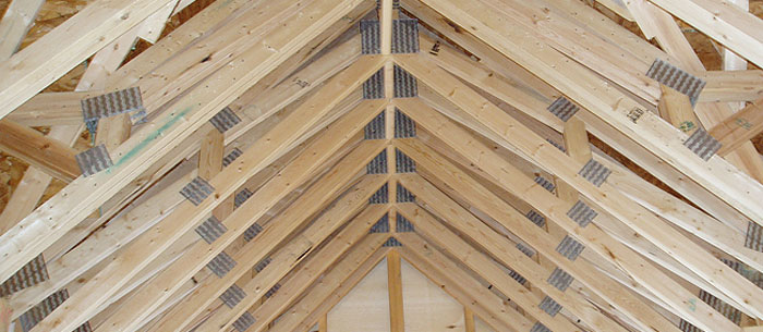 wood truss rafter systems